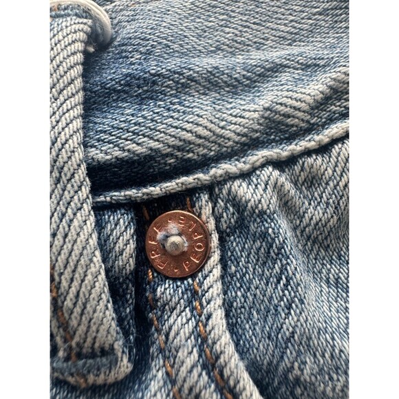 We The Free People Denim Shorts Womens 31 Distressed Daisy Dukes Concert Country - Picture 6 of 11